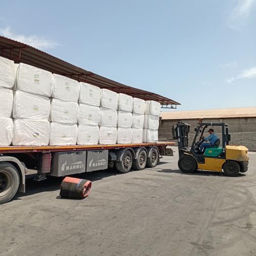 عملیات بارگیری الیاف ویسکوز