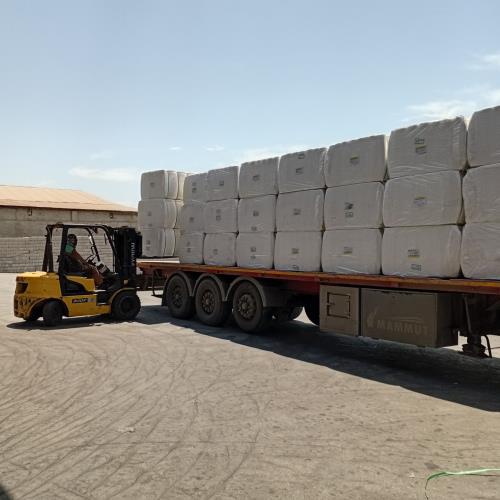 عملیات بارگیری الیاف ویسکوز